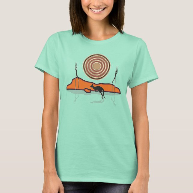Camiseta Assalto do Sol aborígene (Frente)