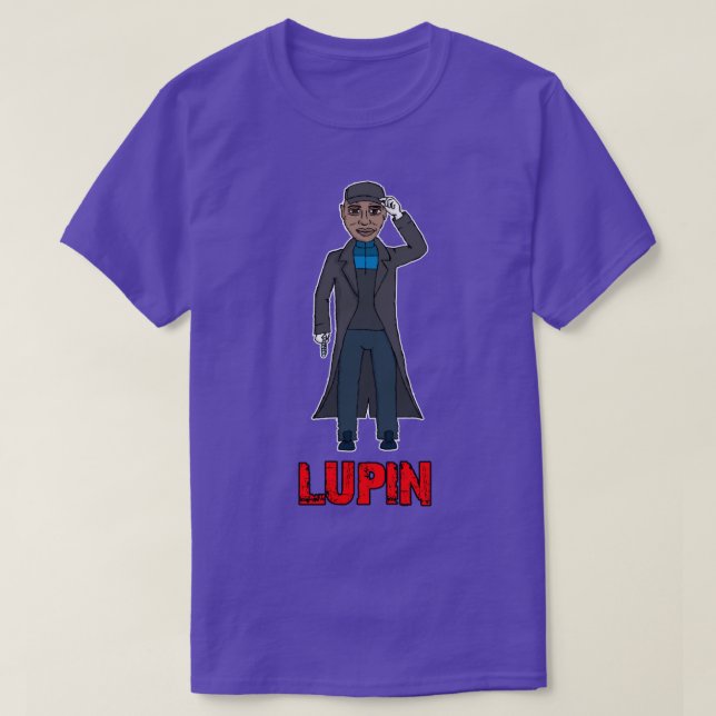 Camiseta Assane Diop Lupin (Frente do Design)