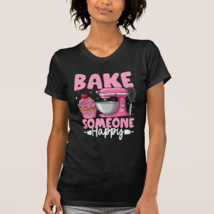Camiseta Assar Alguém Feliz – Design Fofo de Batedeira de R