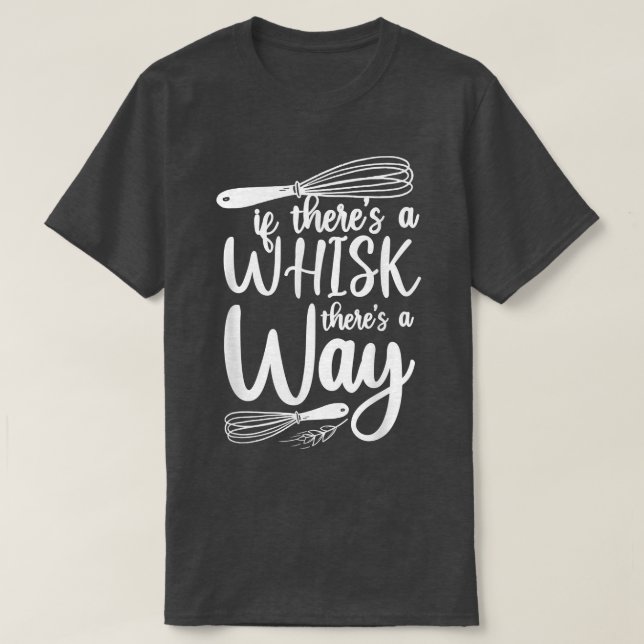 Camiseta Assar Baking Whisk Pun 65 (Frente do Design)