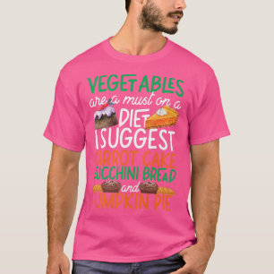 Camiseta Assar De Bagas De Bolo Vegetais Vegetais Vegan D