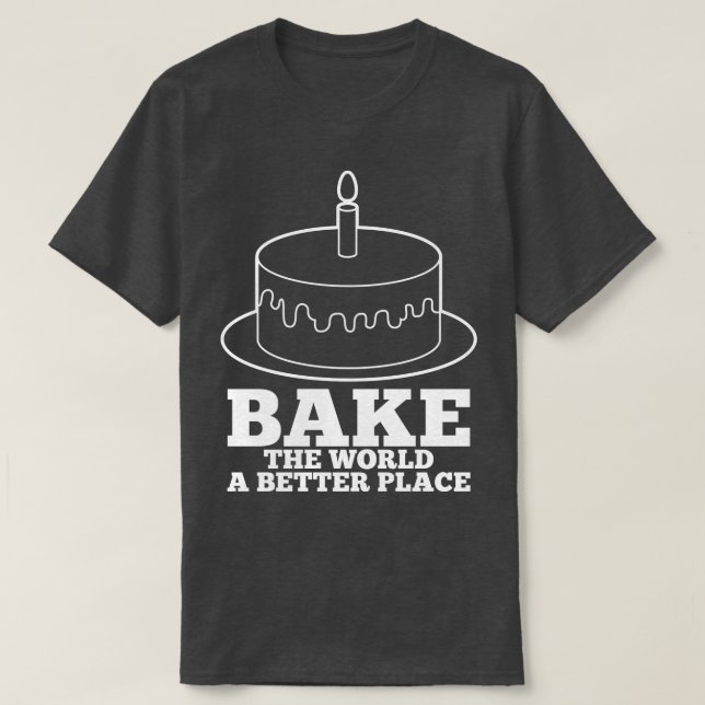 Camiseta Assar de Baker Baking (Frente do Design)
