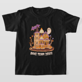 Camiseta Assar de Halloween da Equipe assar do Criança Negr