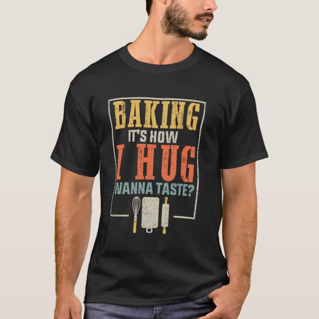 Camiseta Assar é Como Eu Abraço, Quer Provar Design Diverti (Frente)