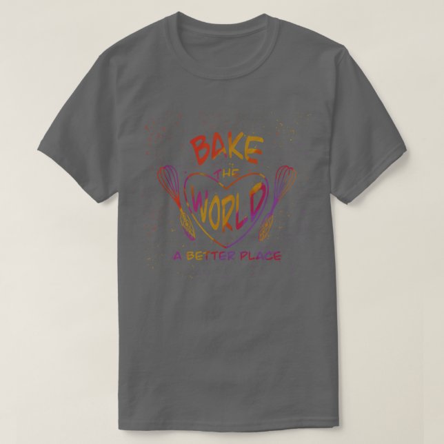 Camiseta Assar mundo um lugar melhor 3 (Frente do Design)