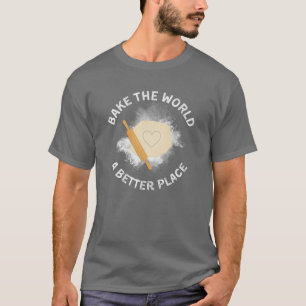 Camiseta Assar O Mundo Um Lugar Melhor Camisa, Presente par