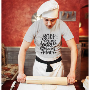 Camiseta Assar O Mundo Um Melhor Lugar Com A Letra T-Sh