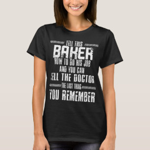 Camiseta Assar para cozinhar pastelaria