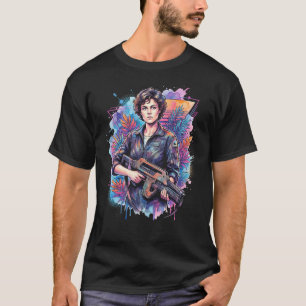 Camiseta Assassina de Xenomorph Ripley Sigourney Weaver Ali