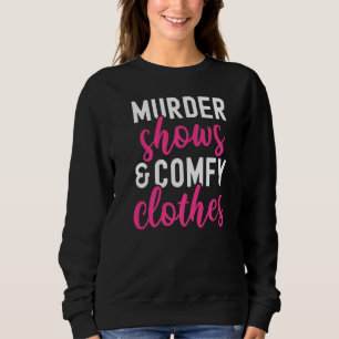 Camiseta Assassinato De Crime Verdadeiro Mostra E Comprova