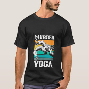 Camiseta Assassinato de mulheres Yoga Funny Retro Vintage W