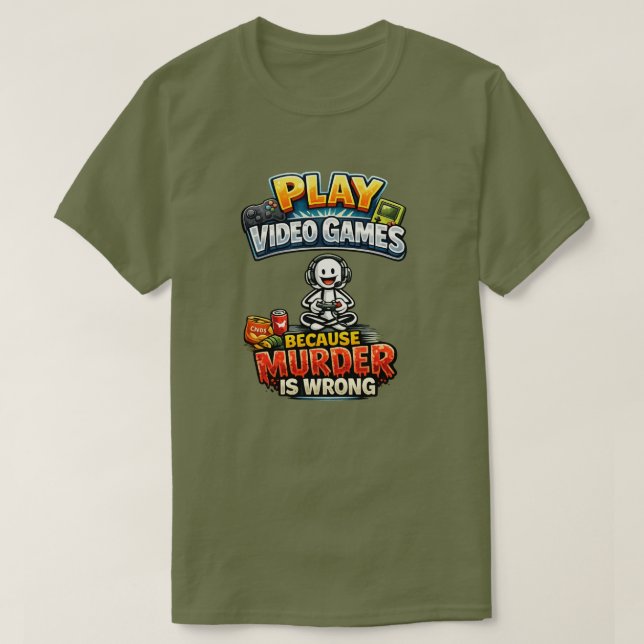 Camiseta Assassinato é Errado 3 (Frente do Design)