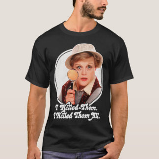 Camiseta Assassinato Ela Escreveu na TV Retro Design 3 dos