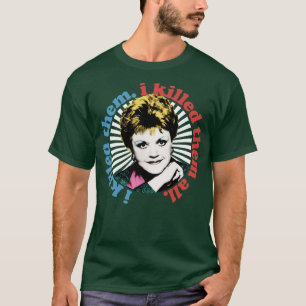 Camiseta Assassinato Escreveu o ano 80 na Retro TV Design 2