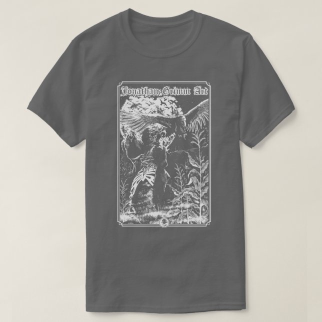 Camiseta Assassinato nas Linhas (Frente do Design)