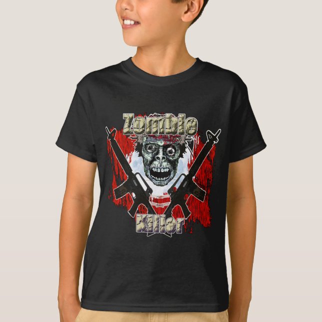 Camiseta Assassino 4 do zombi (Frente)