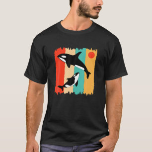 Camiseta Assassino Colorido Da Família Orca Gira