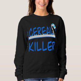 Camiseta Assassino de Cereais Design Divertido de Trocadilh