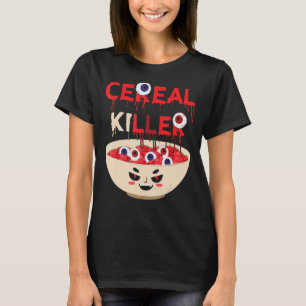 Camiseta Assassino de Cereal Comida Trocadilho Humor Fodora