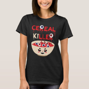 Camiseta Assassino de Cereal Comida Trocadilho Humor Fodora
