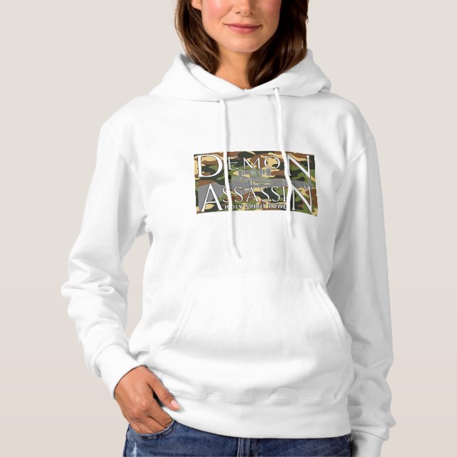 Camiseta Assassino de Demônios – Poder do Espírito Santo  (Frente)