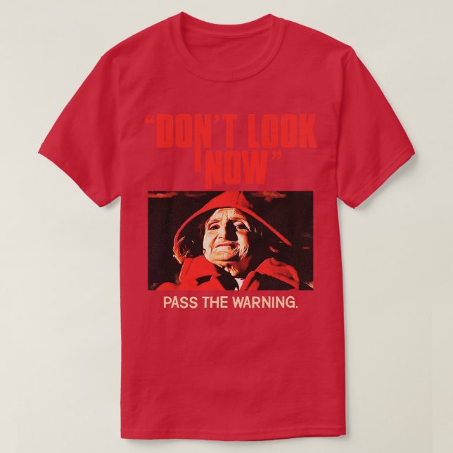 Camiseta Assassino na Casaco vermelha (Frente do Design)