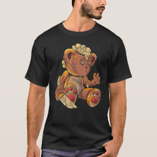 Camiseta Assassino Urso Preguiçoso de Halloween Figurume Sc