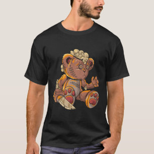 Camiseta Assassino Urso Preguiçoso de Halloween Figurume Sc