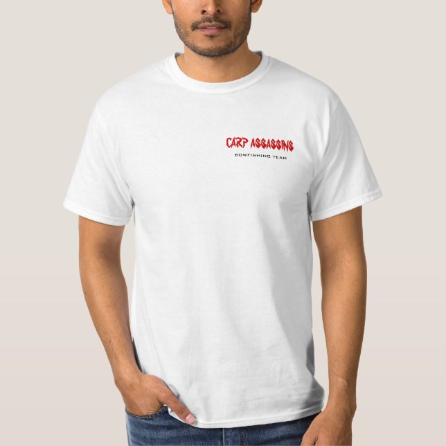 CAMISETA ASSASSINOS DA CARPA, EQUIPE DE BOWFISHING (Frente)