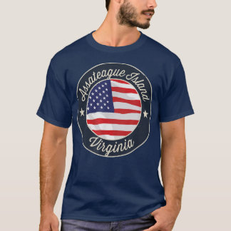 Camiseta Assateague Island - Patriotic Virginia Souvenir T-