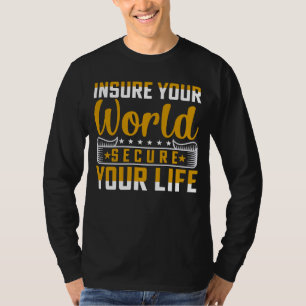Camiseta Assegure que seu mundo proteja sua vida