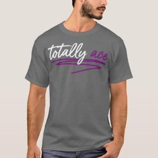 Camiseta Assexualidade LGBT do Orgulho Aexual Totalmente Ac