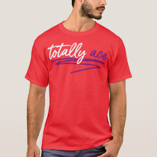Camiseta Assexualidade LGBT do Orgulho Aexual Totalmente Ac