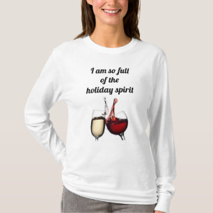 CAMISETA **ASSIM, CHEIO DO ESPÍRITO DE FÉRIAS....WINE**