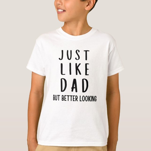Camiseta Assim como pai, mas melhor (Frente)