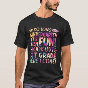 Camiseta Assim, Longo Kindergen Olhe Para A Série 1 Rua Aqu