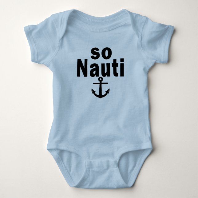 Camiseta Assim Nauti - barco engraçado (Frente)