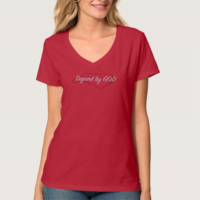 Camiseta Assinado por DEUS (Frente)