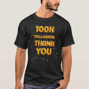 Camiseta Assinantes do Social Media Influencer 100k Seguem