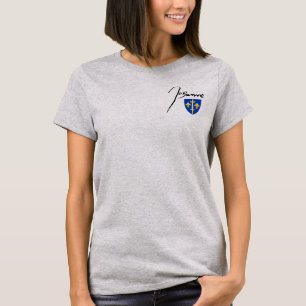 Camiseta Assinatura/casaco de armas de Jeanne d'Arc