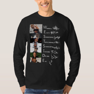 Camiseta Assinatura de Super Banda de Hiphop de Conexão Wes