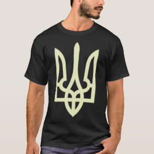 Camiseta Assinatura de Zelensky Verde Com Brasão de Armas U