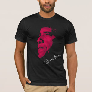 Camiseta Assinatura do vermelho de Barack Obama