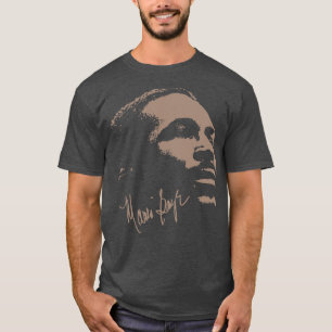 Camiseta assinatura marvin gaye