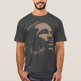Camiseta assinatura marvin gaye