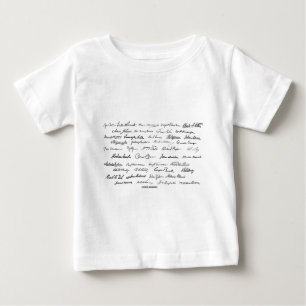 Camiseta Assinaturas presidenciais (presidentes dos Estados