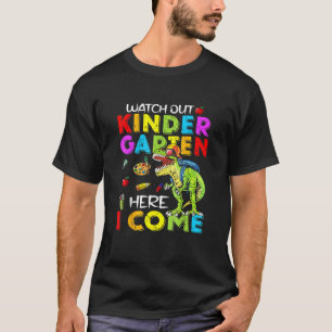 Camiseta Assista Ao Jardim De Infância Dinossauros De Volta