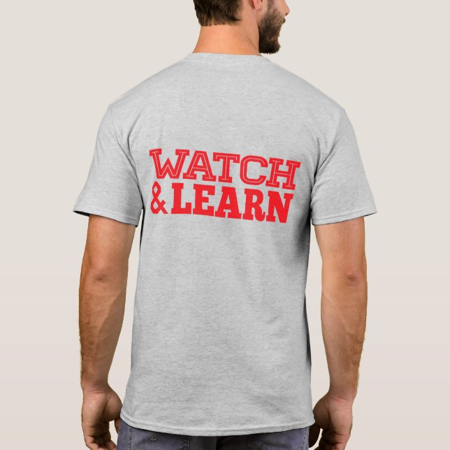 Camiseta Assista e aprenda Bk (Verso)