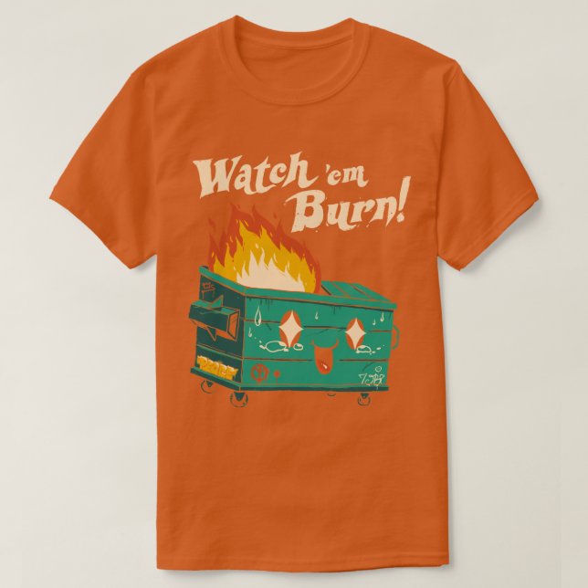 Camiseta Assista Em Burn (Frente do Design)