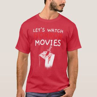 Camiseta Assista filmes de terror Cinema Cinema Filme em Lo
